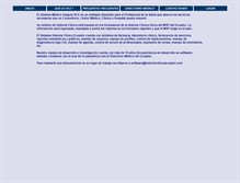 Tablet Screenshot of historiaclinicaecuador.com